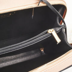 Chanel Filigree Vanity Case Beige/Black