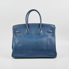 Hermes Birkin 35 Swift (Blue) - M Square