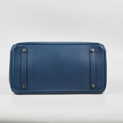 Hermes Birkin 35 Swift (Blue) - M Square