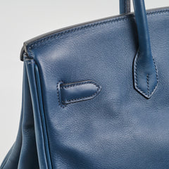 Hermes Birkin 35 Swift (Blue) - M Square