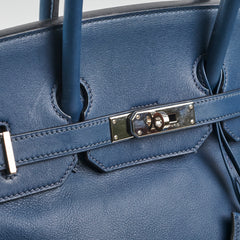 Hermes Birkin 35 Swift (Blue) - M Square