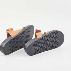 Hermes Chyrpe Leather Sandals (Size 38)