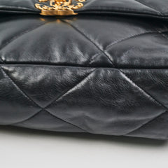 Chanel 19 Medium Goatskin Black