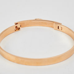 Hermes Collier De Chien Small Gold Diamond Bracelet