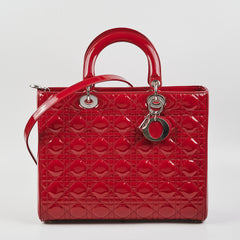 Dior Lady Dior Large Red