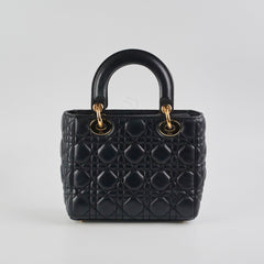 Dior Lady Dior ABC Small Black
