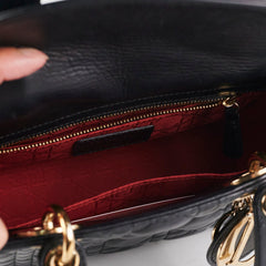 Dior Lady Dior ABC Small Black