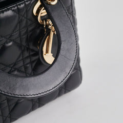 Dior Lady Dior ABC Small Black