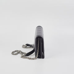 Deal of The Week - Chanel Boy Caviar Black Wallet On Chain WOC