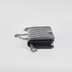 Deal of The Week - Chanel Boy Caviar Black Wallet On Chain WOC