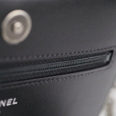 Deal of The Week - Chanel Boy Caviar Black Wallet On Chain WOC