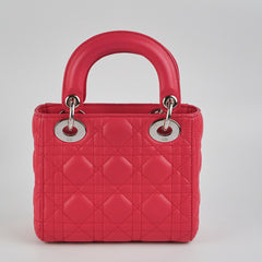 Christian Dior Lady Dior Mini Hot Pink