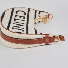 Celine Ava Shoulder Bag Brown/Cream Hold Donny Customer