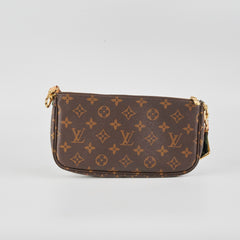Louis Vuitton Khaki Multi Pochette Accessories Monogram