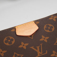 Louis Vuitton Khaki Multi Pochette Accessories Monogram