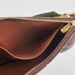 Louis Vuitton Khaki Multi Pochette Accessories Monogram