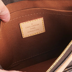 Louis Vuitton Khaki Multi Pochette Accessories Monogram