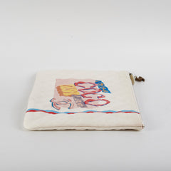 Chanel Coco White Pouch
