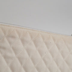 Chanel Coco White Pouch