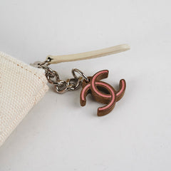 Chanel Coco White Pouch