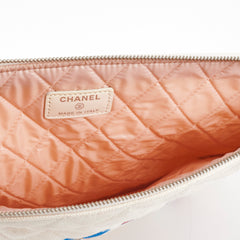 Chanel Coco White Pouch