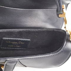 Christian Dior Mini Saddle Black
