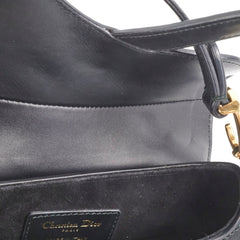 Christian Dior Mini Saddle Black
