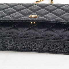 Chanel Wallet On Chain Caviar Black