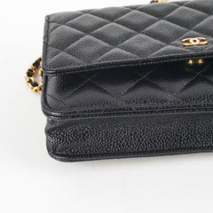 Chanel Wallet On Chain Caviar Black