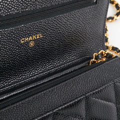 Chanel Wallet On Chain Caviar Black