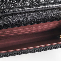 Chanel Wallet On Chain Caviar Black