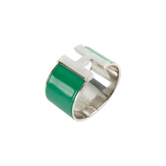 Hermes Clic Clac H Bracelet Green