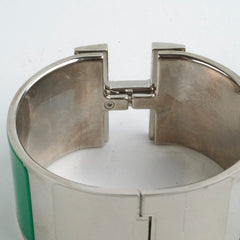 Hermes Clic Clac H Bracelet Green