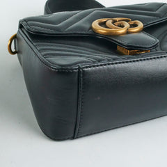 Gucci Marmont Black Top Handle