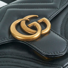 Gucci Marmont Black Top Handle