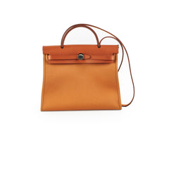 Hermes Herbag 31 Dune/Magnolia - Z Stamp