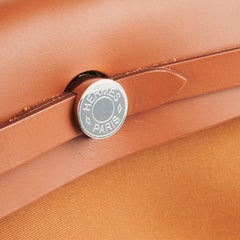 Hermes Herbag 31 Dune/Magnolia - Z Stamp