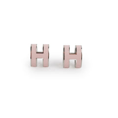 Hermes Pop H Pink Earrings