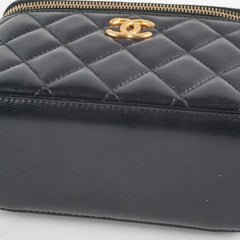 Chanel Seasonal Vanity Top Handle Black