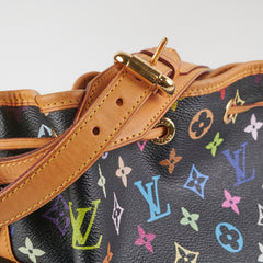 Louis Vuitton Black Multicolour Bucket Bag