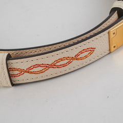 Hermes Kelly 18 Belt Nata/Orange - B Stamp