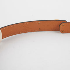 Hermes Kelly 18 Belt Nata/Orange - B Stamp