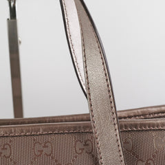 Gucci Silver/Grey Monogram Tote