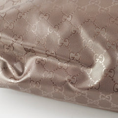 Gucci Silver/Grey Monogram Tote