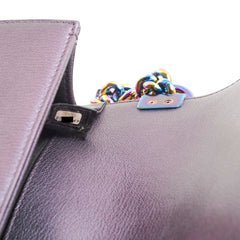 Chanel Small Boy Mermaid Iridescent Purple
