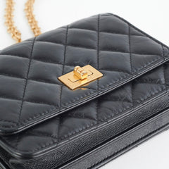 Chanel Reissue Mini Wallet on Chain WOC Black