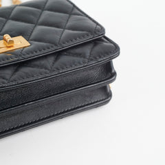 Chanel Reissue Mini Wallet on Chain WOC Black