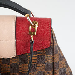 Louis Vuitton Clapton Damier Ebene Red Backpack