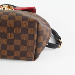 Louis Vuitton Clapton Damier Ebene Red Backpack