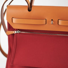 Hermes Herbag 31 Red A Stamp